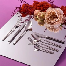 Jumbo 2001 84-Piece 12-Person Steel Cutlery Set - Steel