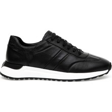 Cacharel Black %100 Leather Sneakers