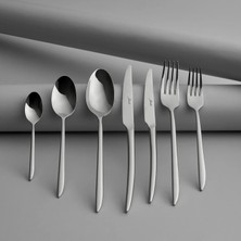Jumbo 2600 84-Piece 12-Person Steel Cutlery Set - Steel