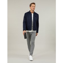 Cacharel Anthracite Jogger Fit Striped Sweatpants