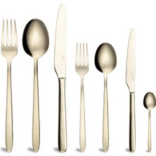 Jumbo 9400 Champagne 84-Piece 12-Person Cutlery Set - Champagne