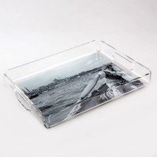 Jumbo x Istanbul Modern Othmar Pferschy Night On Galata Bridge - Tray - Multicolor