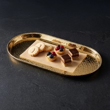 Jumbo Merya Gold Tray - Gold