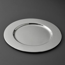 Jumbo Quenny Charger Plate 33 cm - Silver