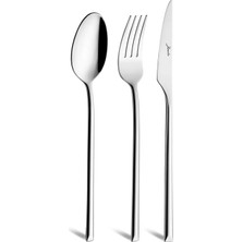 Jumbo 2006 18-Piece 6-Person Dinner Cutlery Set - Steel