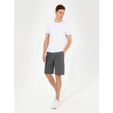 Cacharel Grey Melange Comfort Fit Knit Shorts