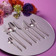 Jumbo 2006 84-Piece 12-Person Steel Cutlery Set - Steel