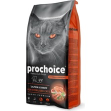 Tr Pro 33, Kısırlaştırılmış Kediler Için, Hipoalerjenik, Somon Balıklı ve Karidesli Kuru Mama, 2 kg