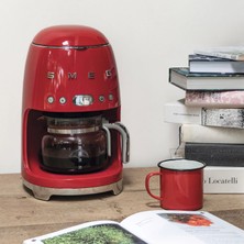 Smeg DCF02RDEU Red Filter Coffee Machine - Red