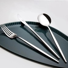 Jumbo 9000 84-Piece 12-Person Cutlery Set - Steel
