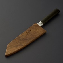 Jumbo Miyaki Damascus Steel Knife 18 cm - Steel