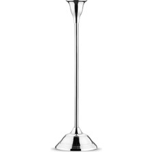 Jumbo Poseidon Silver Candle Holder - Steel