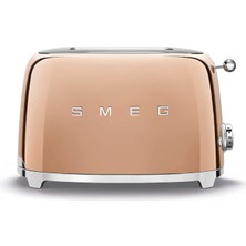 Smeg 2x2 Toaster Rose Gold TSF01RGEU - Rose Gold