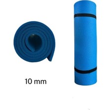 Tr 10MM Mavi Pilates Matı, Yoga ve Spor Minderi, Kalın
