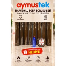 Aymustek Emaye 8 Boru 1 Ayna (Jel Hediye)
