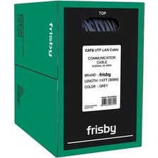Frisby Frısby FNW-CAT622 305MT 0.50MM 24AWG Cat6 Utp Kablo Gri