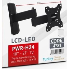 Kuzey's Store Hareketli Metal Tv Askı Aparatı, 10 Inç ve 49 Inç Arası Ekranlara ve Tüm Markalar ile Uyumlu, Televizyon Duvar Asma Aparatı, Yüksek Kalite Metal Kalınlığı, Akropat Hareketli