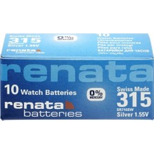 Store 315 SR716SW 1.55V Alkalin Saat Pili 10 Adet