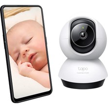 Store Tp-Link Pan/tilt Aı Akıllı Ev Güvenliği Wi-Fi Kamera, Bebek Monitörü, 2k, 4mp, Aı Algılama ve Bildirim, Gece Görüşü, Iki Yönlü Ses, Ses ve Işık Alarmı, Sd Kart Yuvası, Hub Gerekmez (TC72)