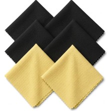 Store 6'lı Mikrofiber Ekran ve Gözlük Temizlik Bezi Seti 15X18 cm - Tüy Bırakmaz, Çizmez Hassas Yüzey Temizleme Bezi Paketi