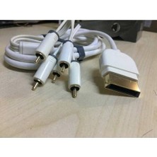 Store Ekstra Kaliteli 2 Metre Xbox 360 x Box Component Kablo 5 Rca Lale