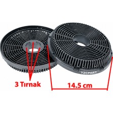 yzcpart Simfer 8613 Uyumlu Davlumbaz & Aspiratör Karbon Filtresi