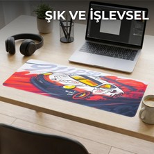 Store Büyük Oyuncu Mouse Pad 300X700 Mm, Spor Araba Temalı Mikro Kumaş Yüzeyli Desenli Mousepad, Kaymaz Kauçuk Tabanlı Xl Masa Matı (Desk Pad)