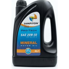 Şampiyon Pro-Gas 20W-50 Lpg Motor Yağı 4 Lt