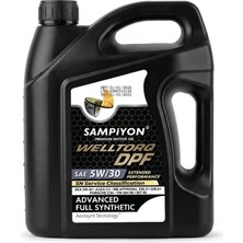 Şampiyon Welltorq 5W-30 Yarı Sentetik Motor Yağı 4 Lt