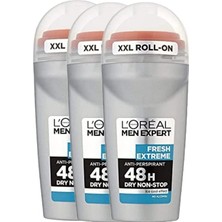 Store L'oreal Men Expert (3'lü Paket) Fresh Extreme Roll-On 50 ml