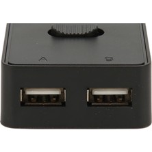 Store 5945 2 Port USB 2.0 To Kvm Switch Çoklu Pc Kasa Çoklayıcı Hub Anahtar Bir Pc’ye Iki Farklı USB Cihaz Bağlama Bir USB Cihazı Iki Farklı Pc’de Kullanabilme