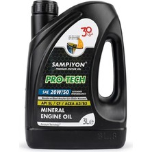 Şampiyon Pro-Gas 20W-50 Lpg Motor Yağı 3 Lt