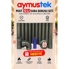 Aymustek Mat 10 Boru 1 Dirsek 1 Ayna (Jel Hediye)