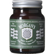 Store Morgan's Low Shine Matt Pomade -Sert Tutuş, Mat Saç Şekillendirici Pomad (Green Label) 100 gr