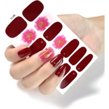 Store Tırnak Oje Sticker Dövmesi Kolay Uygulanabilir 14'lü Nail Art Set