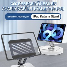 Store Tablet Standı 360° Dönebilen Tablet Tutucu Katlanabilir Alüminyum Tablet ve Telefon Standı