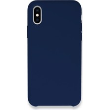 Store Apple iPhone Xs Max Kılıf Lansman Legant Silikon - Lacivert