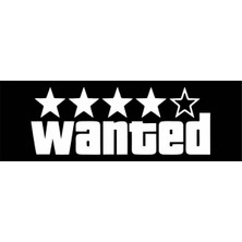 Store Wanted Motorsiklet, Laptop, Cam, Kask, Araba Sticker 18X7 cm