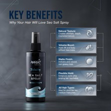 Store Profesyonel Deniz Tuzu Saç Spreyi 200ML – Doğal Dalgalar, Hacim Veren ve Mat Görünüm Sağlayan Formül – Tüm Saç Tipleri Için, Unisex Sea Salt Spray
