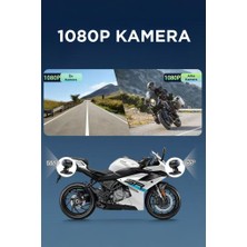 Store Torima M5F Ultra Hd Wifi Panaromik Aksiyon Kamerası Motosiklet Gözetleme Kamerası