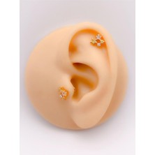 Store Taşlı Yıldız Kümesi Kıkırdak Helix Tragus PIERCING(1ADET)
