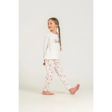Minipomes 3-9 Yaş Kız Çocuk Cool Tedy Bear Süprem Pijama Takım Pembe