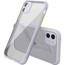 Store Apple iPhone 12 Mini Kılıf Miami Şeffaf Silikon - Lila