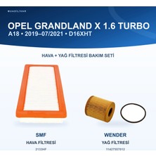Opel Grandland / Grandland x (A18, P1UO) Hava+Yağ Filtre Bakım Seti