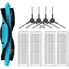 Store Viomi Se,viomi V2, Viomi V3 Uyumlu Hepa Filtre, Fırça,yan Fırça Yedek Parça Yenileme Aksesuar Seti-9 Parça