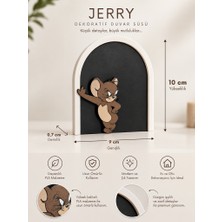 3Dlab Three-Dimensional Systems Tom ve Jerry - Jerry Figürlü Dekoratif Duvar Objesi - Çocuk ve Genç Odası Dekoru