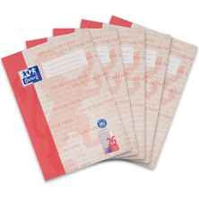 Store Geri Dönüşüm Alıştırma Kitabı A4, Kareli, Kenar Boşluklu, 26 Satır, 16 Sayfa, 5 Adet
