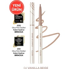 Store Suya Dayanıklı, Ince Uçlu Göz Kalemi Sharp So Simple Waterproof Pencil LINER(006 Vanilla Beige)