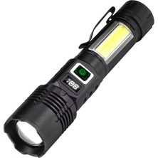 Store WS-4848 1500 Lümen 15 Watt Dijital Göstergeli Mıknatıslı Şarjlı El Feneri