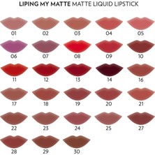 Store Liping My Matte Likit Ruj No: 17 - Suya Dayanıklı Ultra Mat Ruj